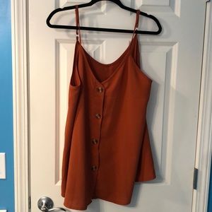 Amazon button up tank top